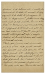 Rudolph Valentino Autograph Letter Twice-Signed From Agricultural School, Including With His Surname Rodolfo Guglielmi -- ''...how much considerable satisfaction...floriculture, gives...''